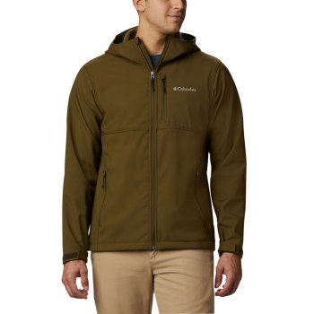 Pánské Bundy Columbia Ascender Hooded Softshell Olivy Zelené BPDEMA850